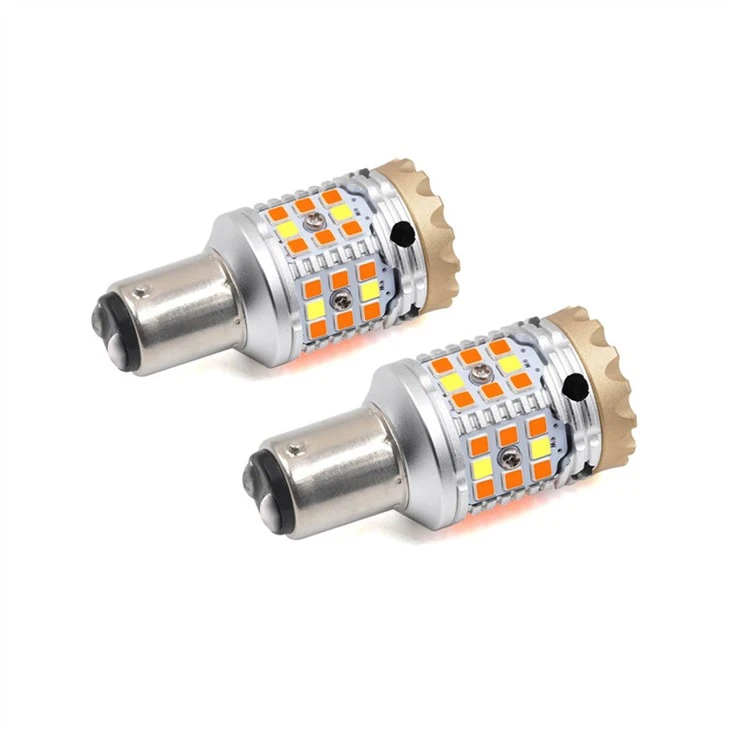 No Hyper Flash 1157 Switchback LED Bulbs