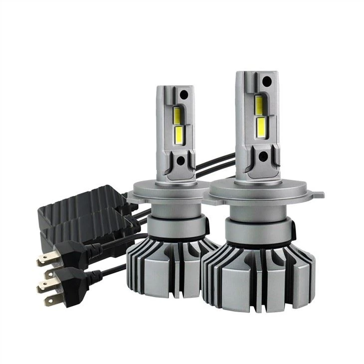 Brightest Fanless LED Hloov Cov Khoom Siv H4
