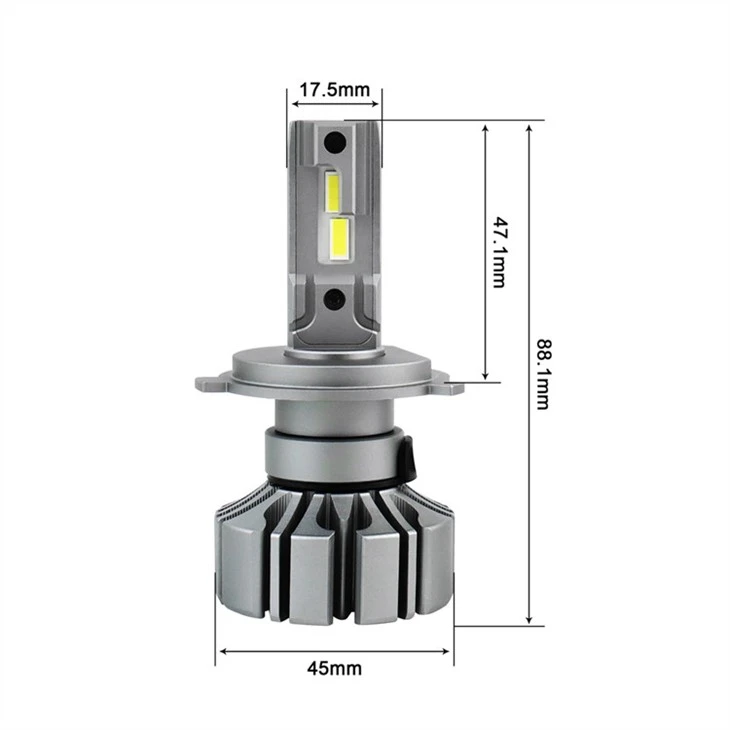 Brightest Fanless LED Conversion Kit H4