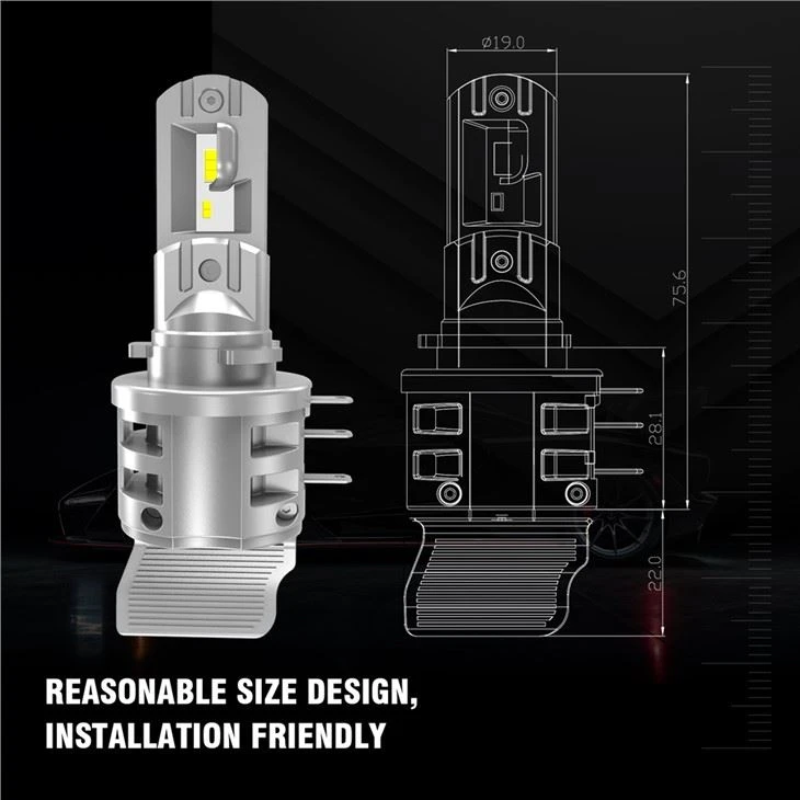 Mini H15 Canbus LED Headlight DRL LEDs