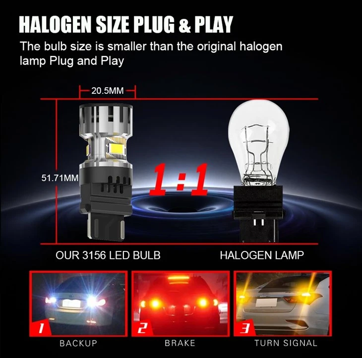 1156 BA15S BAU15S CANBUS LED Small Bulbs high quality